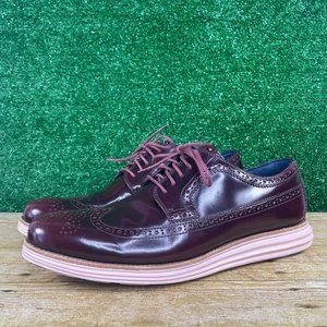 Cole Haan Lunargrand Men's Long Wing Wingtip Shoes sz 13
